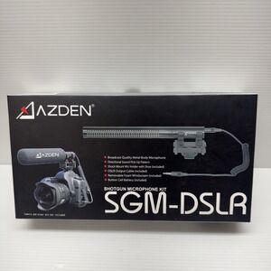 Azden SGM-DSLR Broadcast Quality Shotgun Microphone for DSLR Cameras Open Box